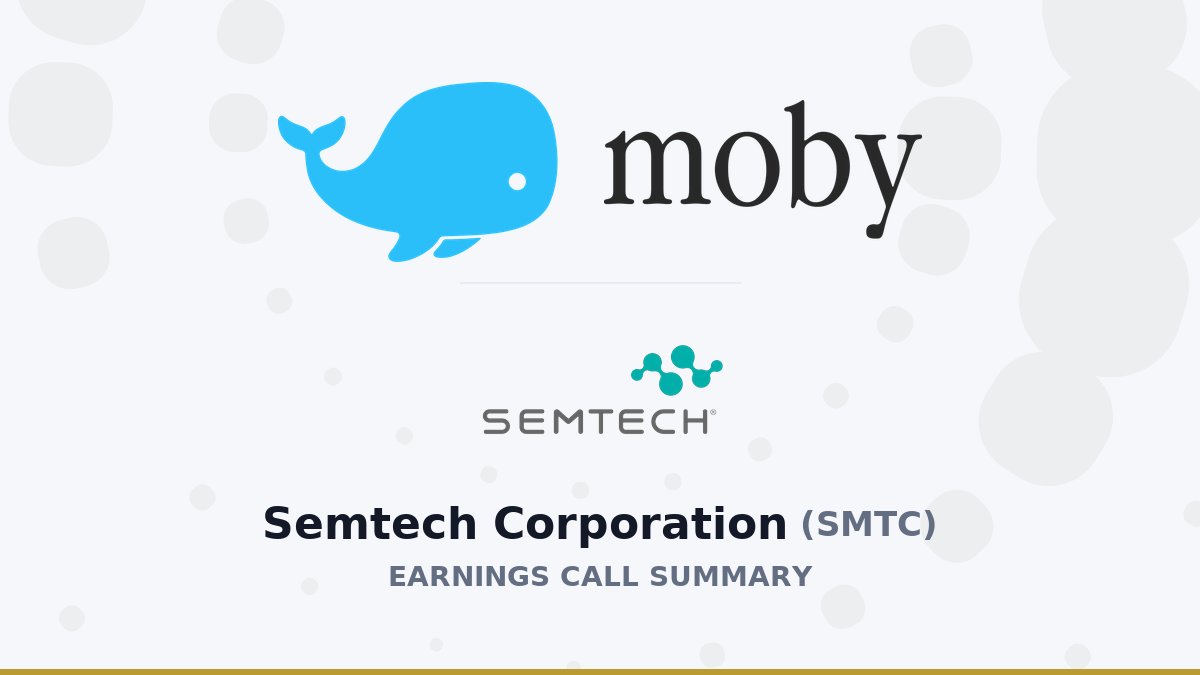 Semtech Corporation Q1 2027 Earnings Call Summary