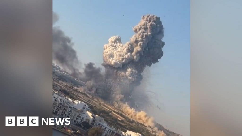 Watch: Explosion at fireworks factory in Malta